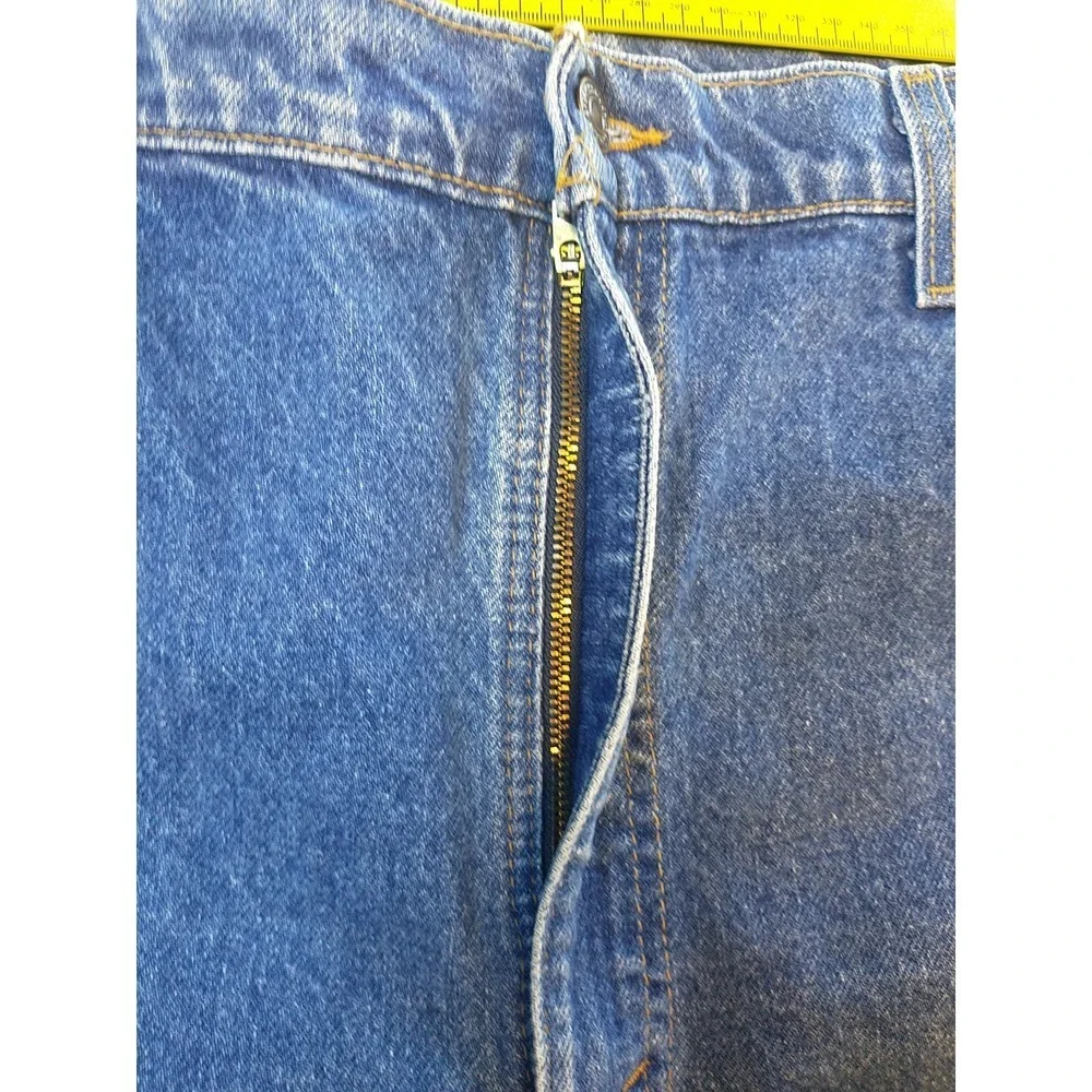 Levis 517 Orange Tab Mens 42x29 Medium Wash Blue Bootcut Jeans Vintage Made USA